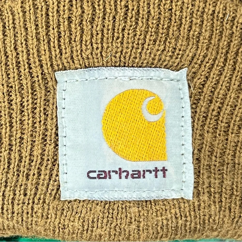 Carhartt Knit Beanie Winter Hat-Brown-Snow-Boho-Bohemian-Casual-Classic-Outdoor